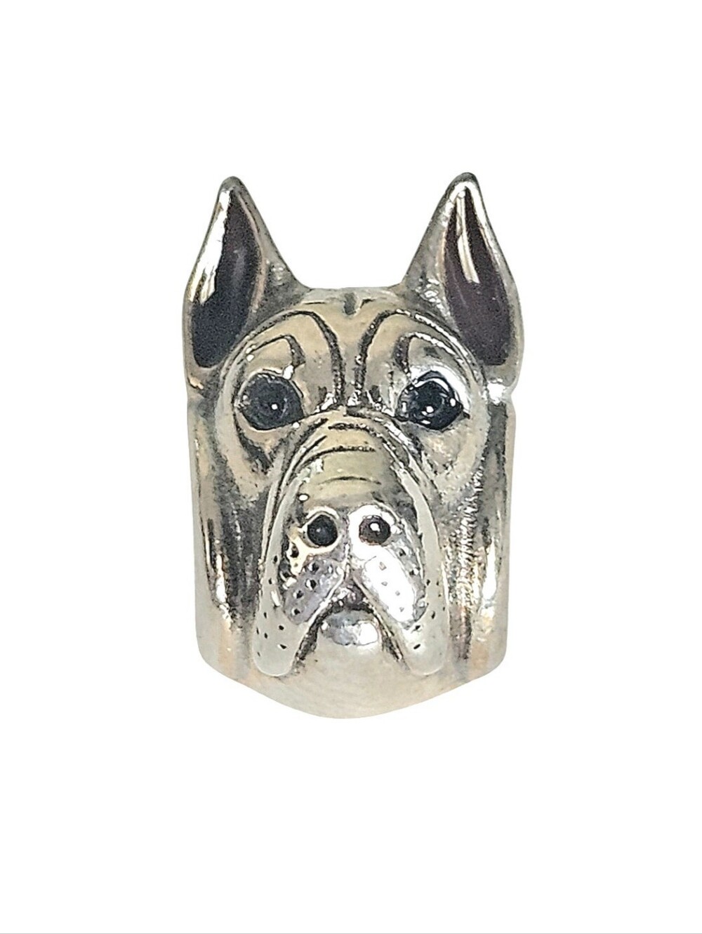 LINX DISCOUNTINUED Sterling Silver Cane Corso Pet Dog Furr Baby Bracelet Charm